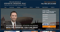 Desktop Screenshot of dolsonattorneys.com