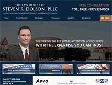 Tablet Screenshot of dolsonattorneys.com